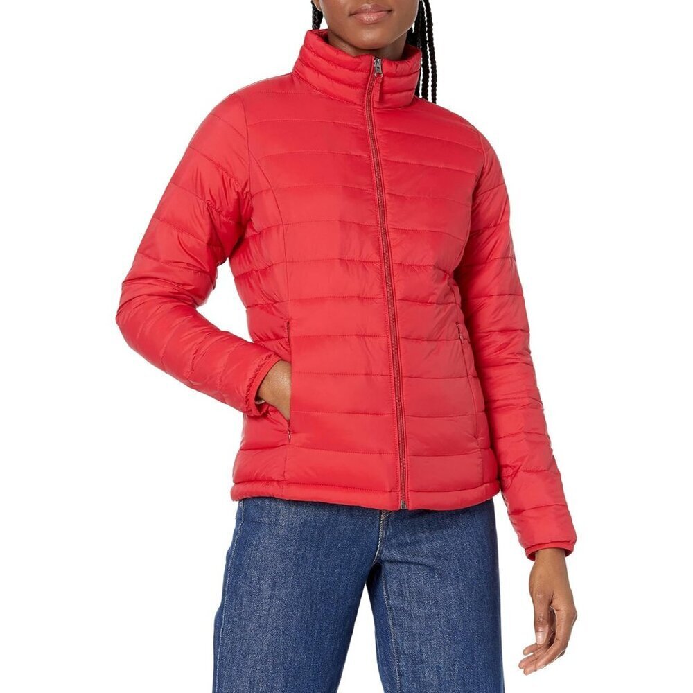 womens Lightweight Long-Sleeve Water-Resistant Packable Puffer Jacket Available